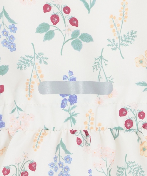 petit main（プティマイン）の「【撥水加工】ペプラムウィンブレ（ナイロンジャケット・キッズ・オフホワイト/ライトブルー/ライトピンク/カラフル・100cm/90cm/80ｃｍ/110cm/130cm/120cm）」の22枚目の写真