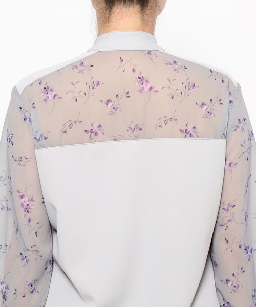 HARE（ハレ）の「フラワーガラキリカエシャツ(HARE)（シャツ/ブラウス・レディース・グレー/ブラック・FREE）」の19枚目の写真