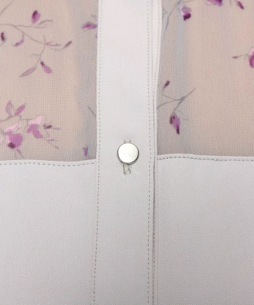 HARE（ハレ）の「フラワーガラキリカエシャツ(HARE)（シャツ/ブラウス・レディース・グレー/ブラック・FREE）」の21枚目の写真