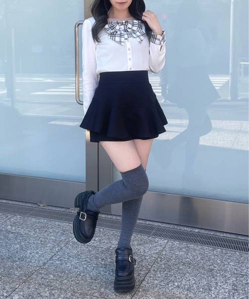 abc une face(アーベーセーアンフェイス)の「フリルスカパン(その他パンツ・レディース・ブラック/ホワイト/ブラック系その他・FREE)」の18枚目の写真