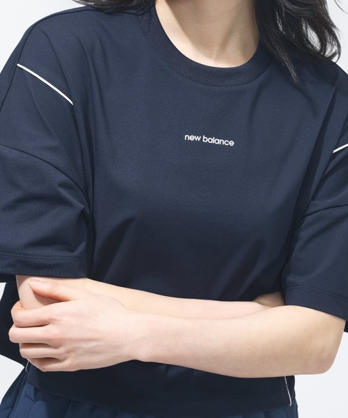 NEW BALANCE（ニューバランス）の「【別注】ニューバランス New Balance ボックスシルエットTシャツ 限定コラボ（Tシャツ/カットソー・レディース・ベビーピンク/ブラウン/ネイビー・L/S/M/XL）」の19枚目の写真
