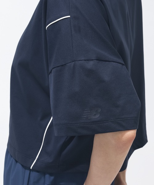 NEW BALANCE（ニューバランス）の「【別注】ニューバランス New Balance ボックスシルエットTシャツ 限定コラボ（Tシャツ/カットソー・レディース・ベビーピンク/ブラウン/ネイビー・L/S/M/XL）」の21枚目の写真
