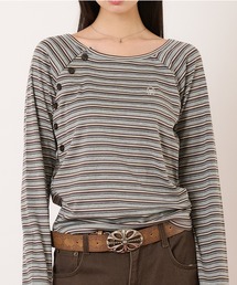 raglan design long-sleeved T-shirt/ラグランデザインロングスリーブTシャツ
