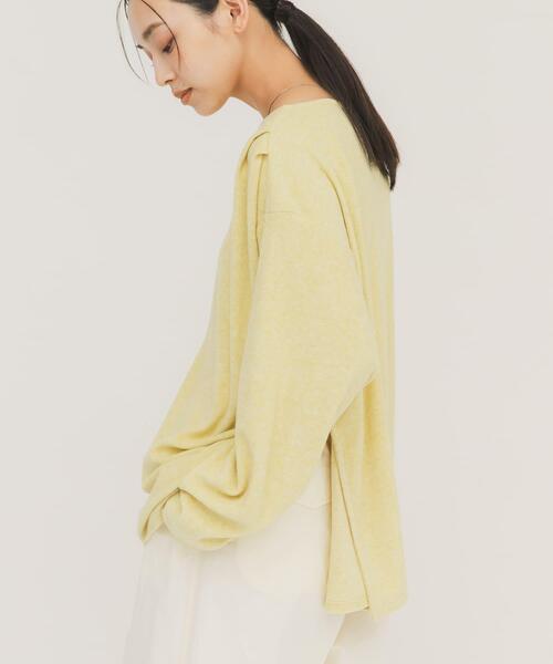 KBF(ケイビーエフ)の「ショルダータックプルオーバー(Tシャツ/カットソー・レディース・イエロー系その他/グレー系その他/ベージュ系その他・ONE)」の8枚目の写真