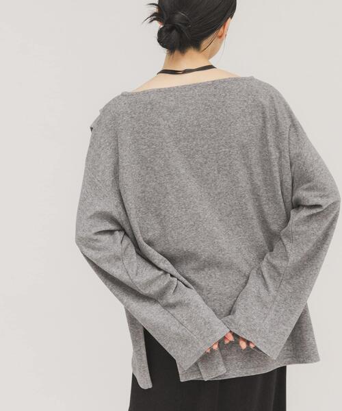 KBF(ケイビーエフ)の「ショルダータックプルオーバー(Tシャツ/カットソー・レディース・イエロー系その他/グレー系その他/ベージュ系その他・ONE)」の18枚目の写真