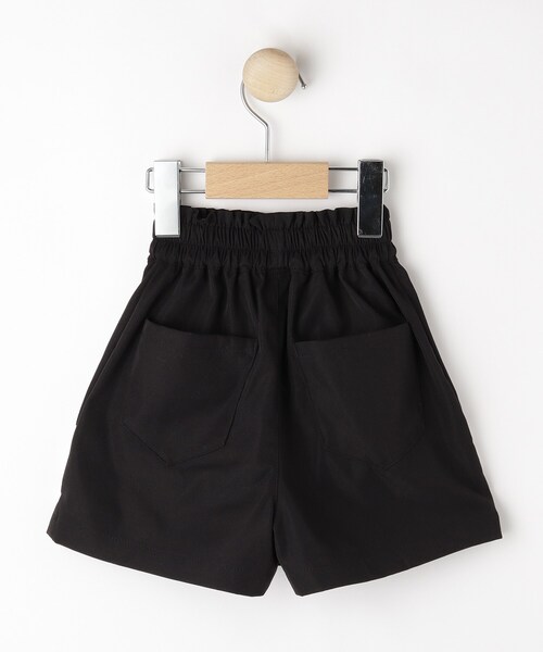 SHOO・LA・RUE(シューラルー)の「【100-150cm】サイドレースアップショートパンツ(その他パンツ・キッズ・ベージュ/ブラック・10/11/12/13/14/15 )」の4枚目の写真
