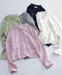 【ちょうど、いい服】“きちんと見え上手”な襟付きニット