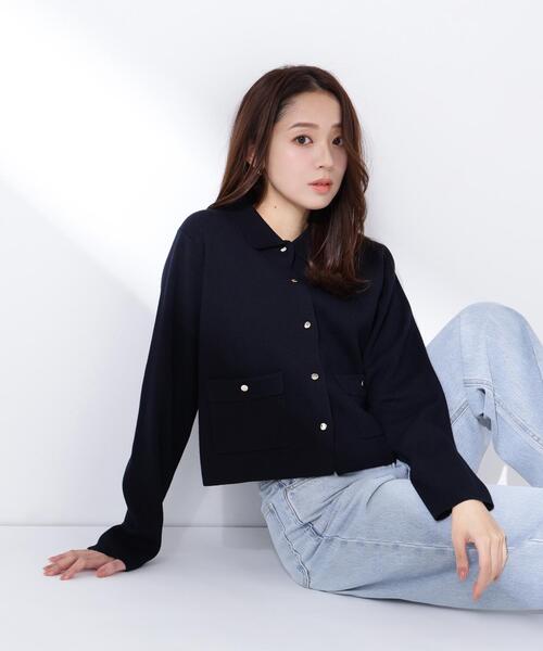 sweet掲載】◇【ちょうど、いい服】“きちんと見え上手”な襟付きニット