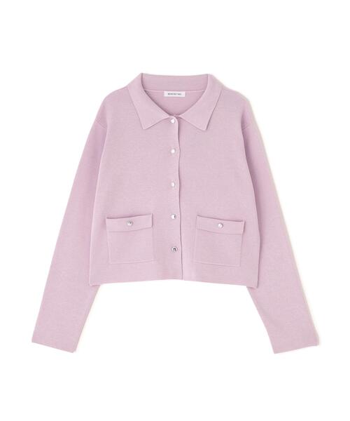 NATURAL BEAUTY BASIC（ナチュラルビューティーベーシック）の「【sweet掲載】◇【ちょうど、いい服】“きちんと見え上手”な襟付きニット（カーディガン/ボレロ・レディース・ライトグリーン/ネイビー/グレー系その他/ラベンダー/オフホワイト・FREE）」の18枚目の写真