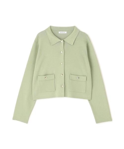 【新品・未使用】NaturalBeautybasic 襟付きニット sweet掲載】【ちょうど、いい服】“きちんと見え上手”な襟付きニット