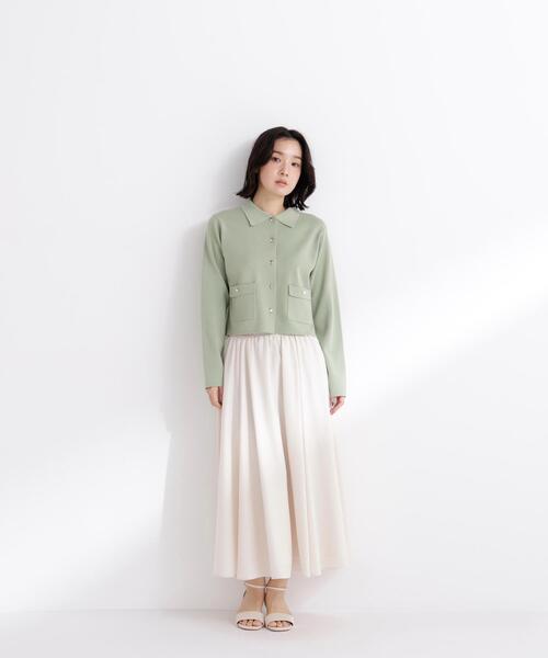 sweet掲載】◇【ちょうど、いい服】“きちんと見え上手”な襟付きニット