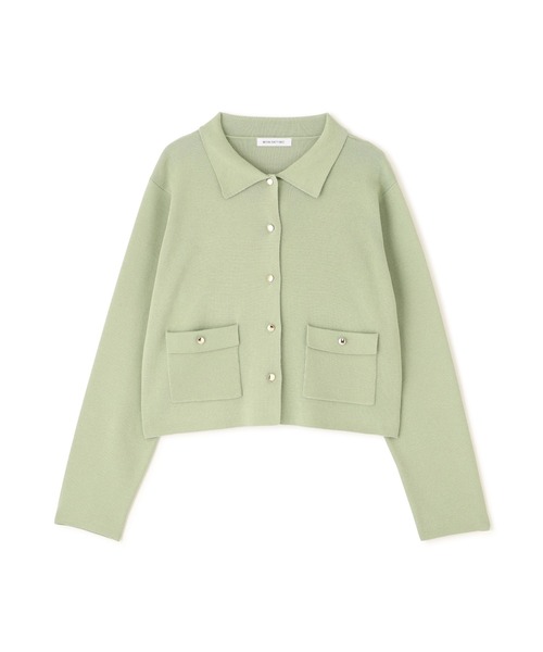 NATURAL BEAUTY BASIC（ナチュラルビューティーベーシック）の「【sweet4月号掲載】◇【ちょうど、いい服】“きちんと見え上手”な襟付きニット（カーディガン/ボレロ・レディース・ライトグリーン/ネイビー/グレー系その他/ラベンダー/オフホワイト・FREE）」の15枚目の写真