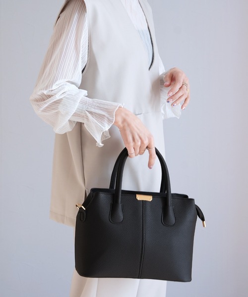 reca（レカ）の「2WAYバッグ（ショルダーバッグ・レディース・グレー/ブラック・ONE SIZE）」の10枚目の写真