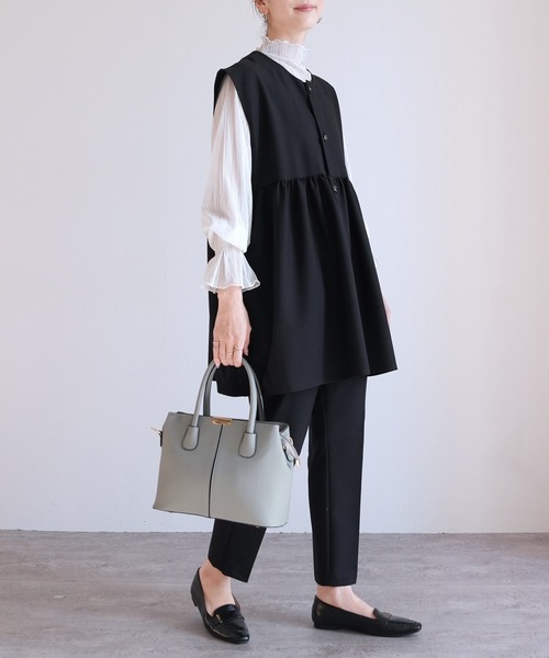 reca（レカ）の「2WAYバッグ（ショルダーバッグ・レディース・グレー/ブラック・ONE SIZE）」の13枚目の写真