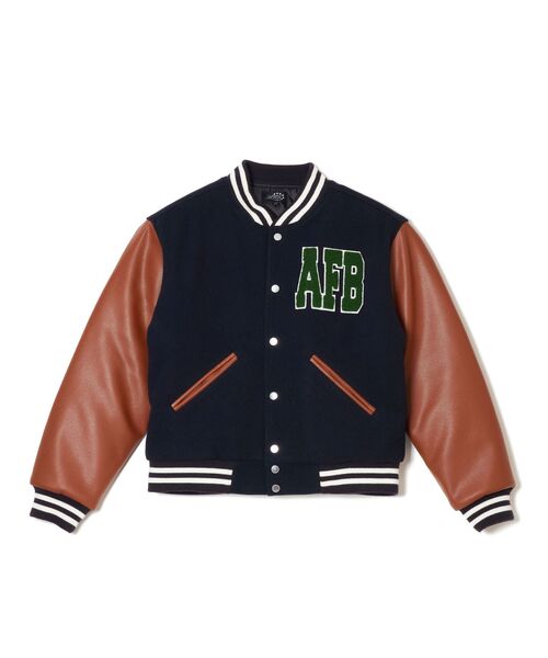 【ジャン】afb スタジャン AFB / エーエフビー EX VARSITY JACKET（スタジャン）｜AFB