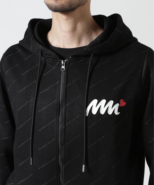 muta marine（ムータ・マリン）の「muta MARINE/ムータ マリン/別注 総柄フーディ（パーカー・メンズ・ブラック/グレー・XL/M/S/L）」の8枚目の写真