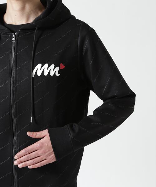 muta marine（ムータ・マリン）の「muta MARINE/ムータ マリン/別注 総柄フーディ（パーカー・メンズ・ブラック/グレー・XL/M/S/L）」の9枚目の写真