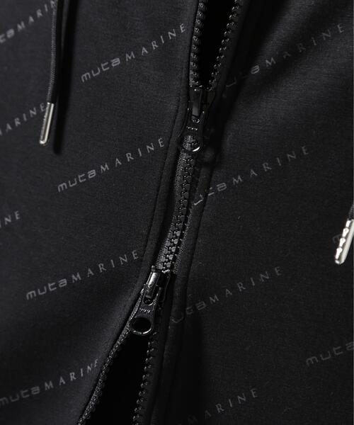 muta marine（ムータ・マリン）の「muta MARINE/ムータ マリン/別注 総柄フーディ（パーカー・メンズ・ブラック/グレー・XL/M/S/L）」の12枚目の写真