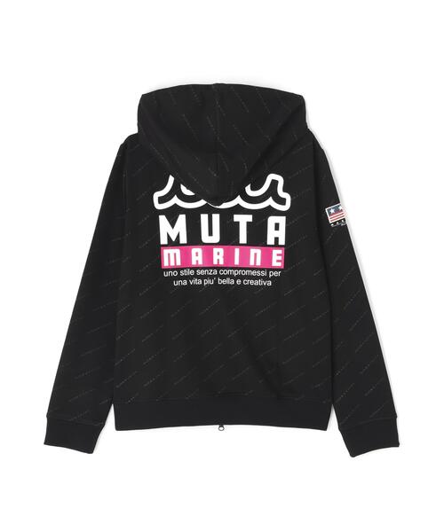 muta marine（ムータ・マリン）の「muta MARINE/ムータ マリン/別注 総柄フーディ（パーカー・メンズ・ブラック/グレー・XL/M/S/L）」の17枚目の写真