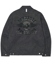 E.S WASHED WORK JACKET - WASHED BLACK