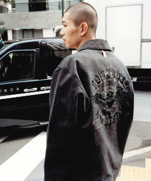 NOMANUAL（NOMANUAL）の「E.S WASHED WORK JACKET - WASHED BLACK（デニムジャケット・レディース・その他・LARGE/MEDIUM/X-LARGE）」の7枚目の写真
