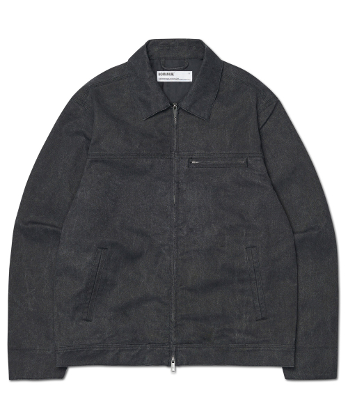 NOMANUAL（NOMANUAL）の「E.S WASHED WORK JACKET - WASHED BLACK（デニムジャケット・レディース・その他・LARGE/MEDIUM/X-LARGE）」の8枚目の写真