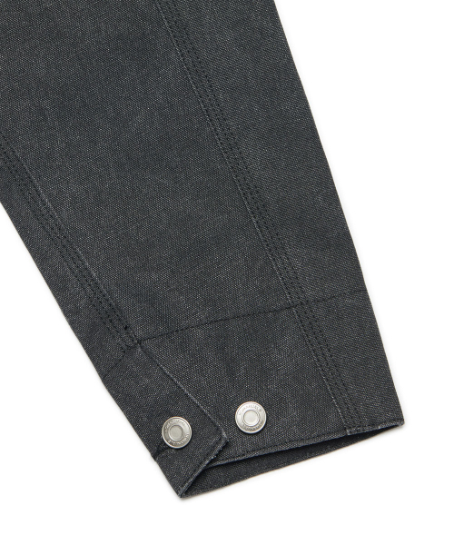 NOMANUAL（NOMANUAL）の「E.S WASHED WORK JACKET - WASHED BLACK（デニムジャケット・レディース・その他・LARGE/MEDIUM/X-LARGE）」の2枚目の写真