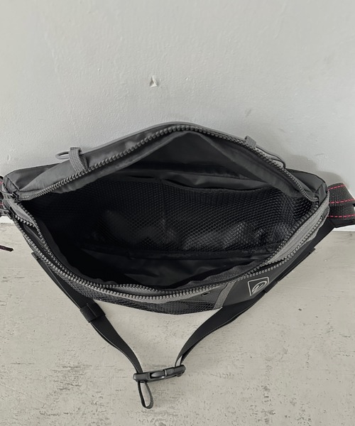CLEA(クレア)の「メッシュボディバッグ(ボディバッグ/ウエストポーチ・レディース・グレー/ライトグレー/カーキ/ブラック・FREE)」の15枚目の写真