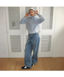 SUNBURNPROJECT（サンバーンプロジェクト）の「Cross Denim Pants (DENIM)（デニムパンツ）」