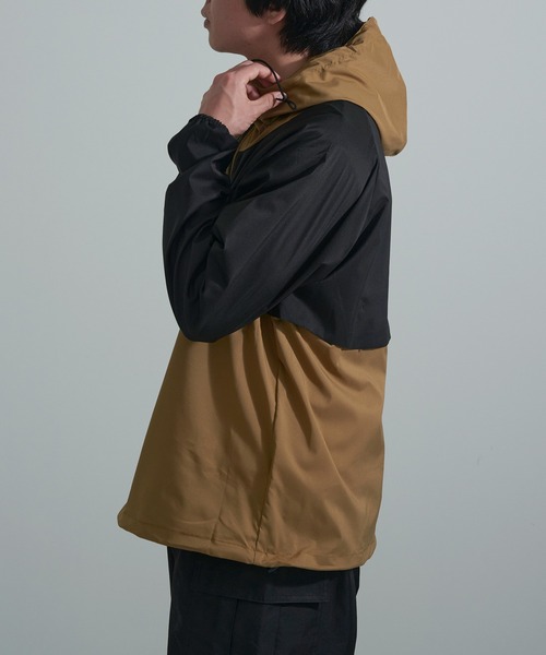 FORECAST(フォーキャスト)の「【FORECAST】防風ストレッチアノラック 2281(マウンテンパーカー・メンズ・ベージュ/ネイビー/チャコールグレー・LL/L)」の21枚目の写真