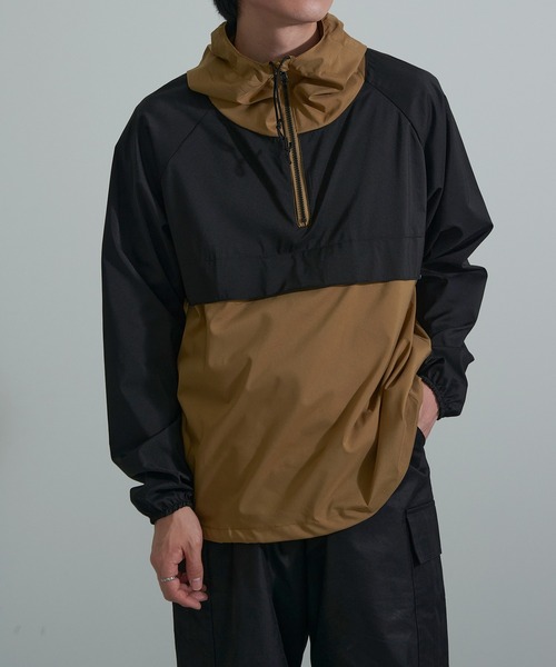 FORECAST(フォーキャスト)の「【FORECAST】防風ストレッチアノラック 2281(マウンテンパーカー・メンズ・ベージュ/ネイビー/チャコールグレー・LL/L)」の17枚目の写真
