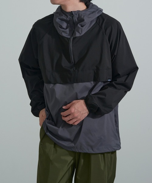 FORECAST(フォーキャスト)の「【FORECAST】防風ストレッチアノラック 2281(マウンテンパーカー・メンズ・ベージュ/ネイビー/チャコールグレー・LL/L)」の9枚目の写真