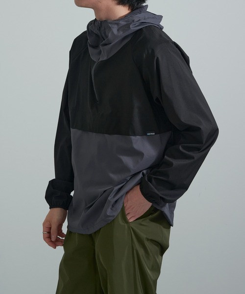 FORECAST(フォーキャスト)の「【FORECAST】防風ストレッチアノラック 2281(マウンテンパーカー・メンズ・ベージュ/ネイビー/チャコールグレー・LL/L)」の11枚目の写真