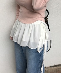 レイヤードフリルスカート