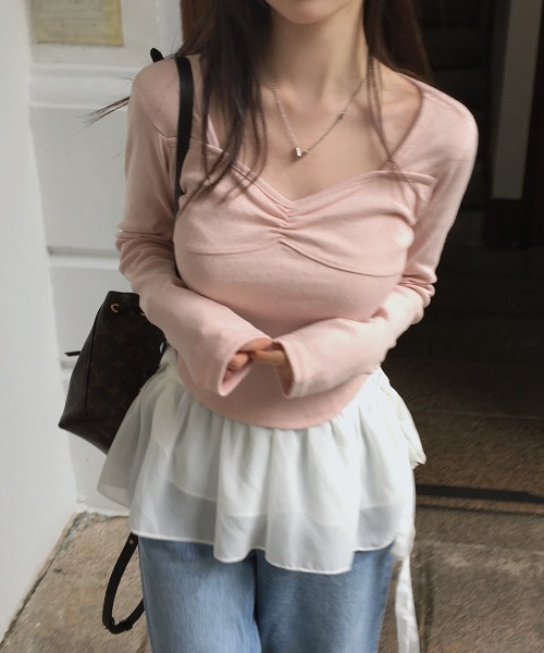 FAVORITO(ファヴォリート)の「レイヤードフリルスカート(スカート・レディース・ホワイト・F)」の20枚目の写真