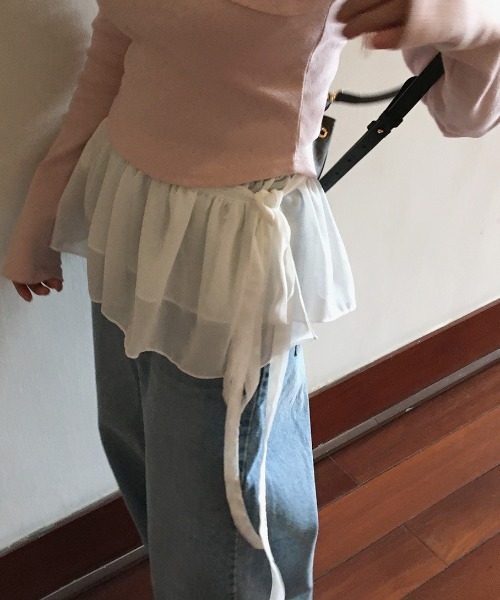 FAVORITO(ファヴォリート)の「レイヤードフリルスカート(スカート・レディース・ホワイト・F)」の10枚目の写真