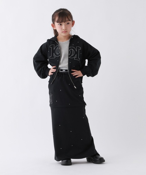 10C REPIPI(ジューシーレピピ)の「【10C REPIPI】ビジュールーズパーカー(パーカー・キッズ・ブラック系その他/グレー/ピンク系その他・120cm/130cm/140)」の10枚目の写真