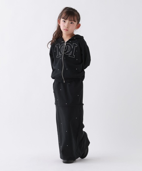 10C REPIPI(ジューシーレピピ)の「【10C REPIPI】ビジュールーズパーカー(パーカー・キッズ・ブラック系その他/グレー/ピンク系その他・120cm/130cm/140)」の12枚目の写真