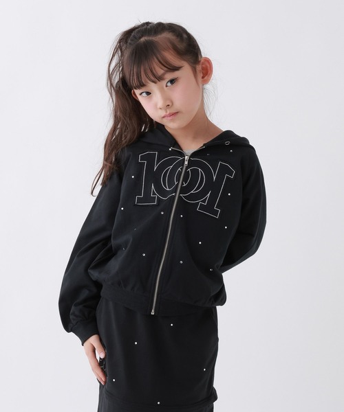 10C REPIPI(ジューシーレピピ)の「【10C REPIPI】ビジュールーズパーカー(パーカー・キッズ・ブラック系その他/グレー/ピンク系その他・120cm/130cm/140)」の18枚目の写真