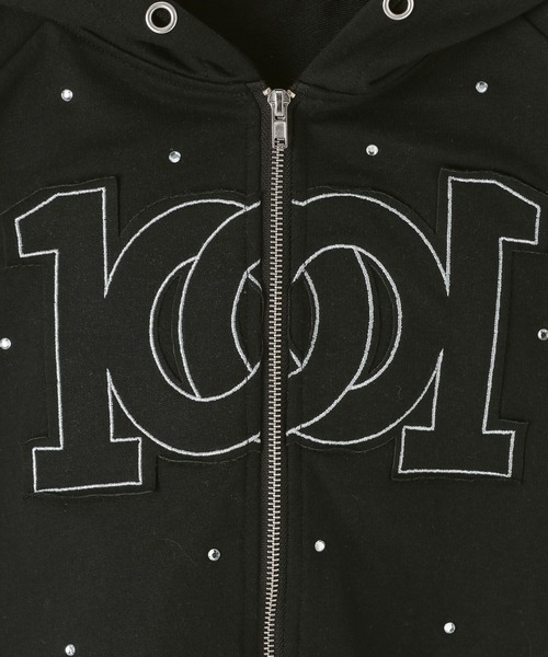 10C REPIPI(ジューシーレピピ)の「【10C REPIPI】ビジュールーズパーカー(パーカー・キッズ・ブラック系その他/グレー/ピンク系その他・120cm/130cm/140)」の6枚目の写真