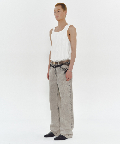 MMIC（エムエムアイシー）の「OFF JEANS (ACID BLACK)（デニムパンツ・メンズ・その他・MEDIUM/LARGE/SMALL）」の8枚目の写真