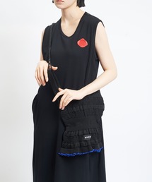 gomme（ゴム）の「シュリンクボーダーバッグ（トートバッグ）」