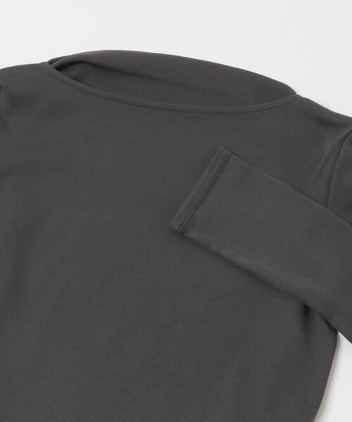 URBAN RESEARCH（アーバンリサーチ）の「2WAYドレープカットソー（Tシャツ/カットソー・レディース・チャコールグレー/オフホワイト・FREE）」の14枚目の写真