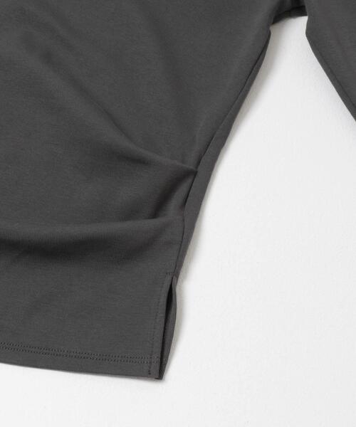 URBAN RESEARCH(アーバンリサーチ)の「2WAYドレープカットソー(Tシャツ/カットソー・レディース・チャコールグレー/オフホワイト・FREE)」の21枚目の写真