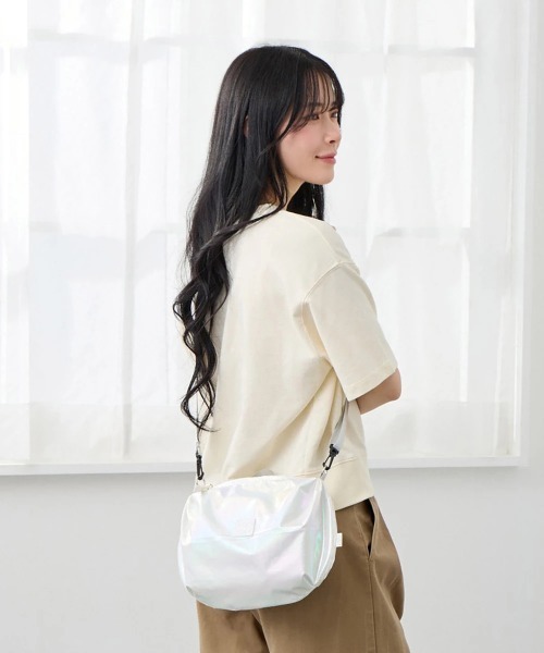 go slow caravan（ゴースローキャラバン）の「ROOTOTE/ルートート　LT.サコッシュ.ルミエ-B（ショルダーバッグ・レディース・アイボリー/ピンク/ネイビー・FREE）」の12枚目の写真