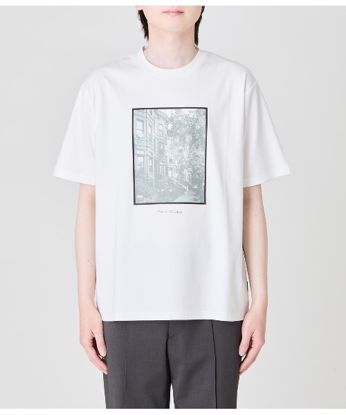 Park Slope NEWYORKER(パークスロープニューヨーカー)の「【接触冷感・デイリー・快適】グラフィックTシャツ(Tシャツ/カットソー・メンズ・ネイビー/ホワイト・LL/L/M/S)」の7枚目の写真