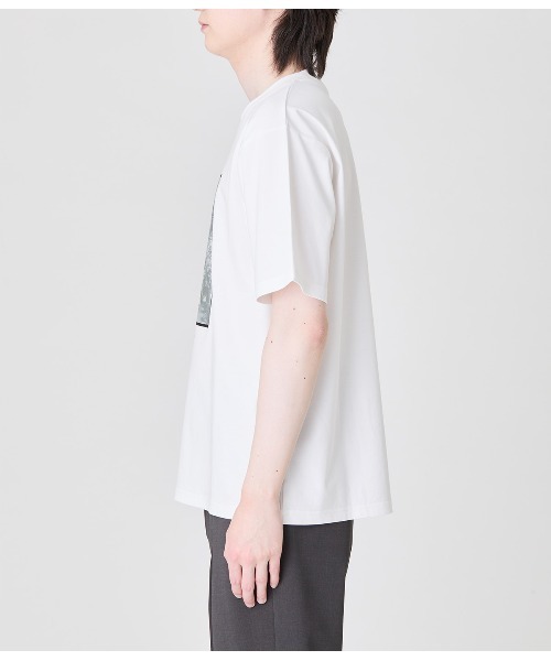 Park Slope NEWYORKER(パークスロープニューヨーカー)の「【接触冷感・デイリー・快適】グラフィックTシャツ(Tシャツ/カットソー・メンズ・ネイビー/ホワイト・LL/L/M/S)」の8枚目の写真