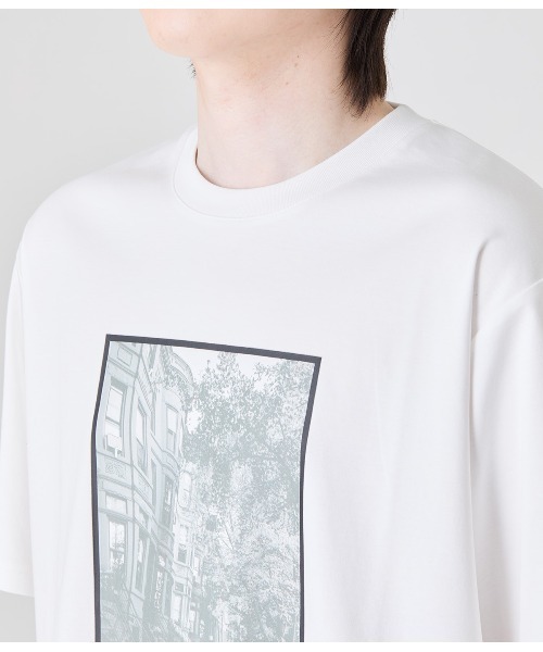 Park Slope NEWYORKER(パークスロープニューヨーカー)の「【接触冷感・デイリー・快適】グラフィックTシャツ(Tシャツ/カットソー・メンズ・ネイビー/ホワイト・LL/L/M/S)」の10枚目の写真