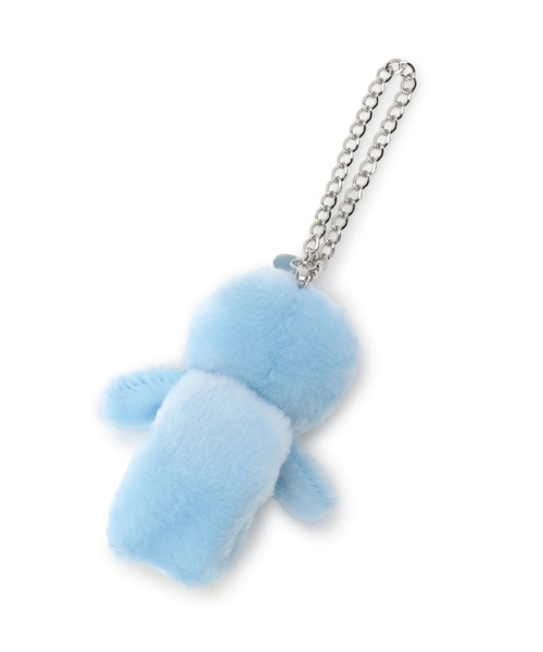 pom ponette junior(ポンポネットジュニア)の「アニマルファーくるるバッグチャーム(その他小物・キッズ・ライトブルー/ライトピンク/ベージュ/オレンジ/ライトグレー/ホワイト・F)」の7枚目の写真