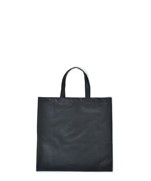 BREATH(ブレス)の「FAUX LEATHER TOTE BAG(トートバッグ・メンズ・チャコールグレー/ブラック・OS)」の1枚目の写真